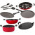 NIRLON Non Stick Coated Aluminium Cookware utensil Combo Set , 9 - Piece