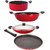 Nirlon Non-Stick 4 Piece Aluminium Kitchen Item Combo Set with Bakelite Handle
