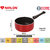 NIRLON Non Stick Gas Compatible Kitchen Cooking Utensil Item combo Set -Red and Black, 9-Piece