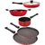 Nirlon Non-Stick Aluminium 5 Piece Durable Cookware