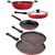 Nirlon Non-Stick Coated Best Quality Pots and Pans Kitchen Item Combo Set 5 Piece