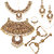 Lucky Jewellery Bridal Dulhan Designer Pearl Stone Wedding Set 7 pcs. for Girls  Women
