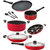 Nirlon Aluminium Non Stick Kitchen Utensil for Cooking Pots and Pan Set of 9 Pieces