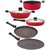 Nirlon 5 Piece 3 Layer Non-Stick Coated Cookware Combo Gift Set