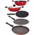 Nirlon 3 Layer Non-Stick Coated Gas Compatible Kitchenware Combo Item Set, 5 Piece