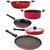 Nirlon Non-Stick Coated Best Quality Pots and Pans Kitchen Cooking Set 5 Piece