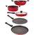 Nirlon 3 Layer Non-Stick Coating Rust Free Kitchenware Utensils Item Set with Bakelite Handle