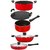 Nirlon Non-Stick 5 Piece Spiral Bottom Kitchen Cooking Item Gift Set