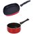 Nirlon Rust Feee Non-Stick Coated Sauce Pan and Grill Pan Combo Kitchen Item Set, 2.6mmSP