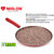 Nirlon Red Stone Induction Base Non stick Aluminium 3 Piece Cookware Set