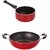 Nirlon  Non-Stick Coated Aluminium Cookware Set with Bakelite Handle, 2.6mm_KD13_SP