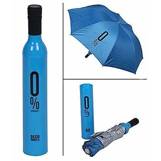                       YB Newest Windproof Double Layer Umbrella with Bottle Cover Umbrella for UV Protection  Rain  Outdoor Car Umbrella for                                              