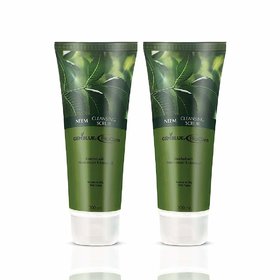 GEMBLUE Biocare Neem Cleansing Face Scrub-200 ML (Pack of 2)