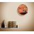 Round Shape Astonishing Wall Clock with a Multi-Purpose Shelf for Living Room  Bedroom  Kitchen  Office home decor