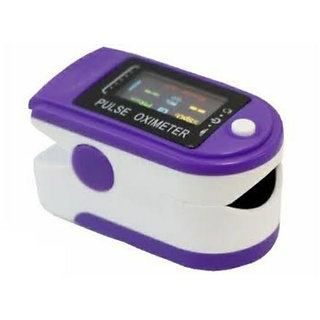 Trueview Finger Tip Pulse Oximeter measuring SpO2 and Pulse Rate suited for Adults With 2 Years Warranty (Make In India)