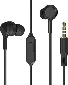 ZEBRONICS ZEB-BRO PRO Wired Headset  (Black, In the Ear)