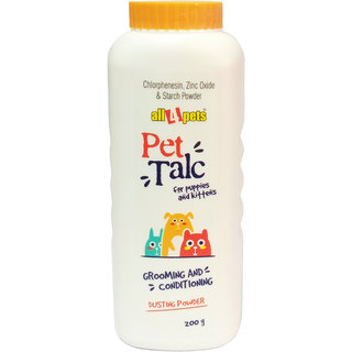 All4pets Pet Talc Grooming  Conditioning Powder For Puppies  Kittens-200gm