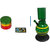 Farman Handicrafts 8 Inch Acrylic Bong Smoking Water Pipe 8AB02 (Pack of 1)