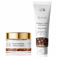 The Beauty Sailor Skin Rejuvenating Cream - 50 Gm + Walnut, Coffee & Coconut Face Scrub - 100 Gm
