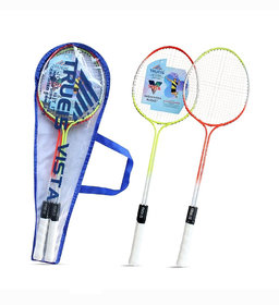 Scorpion Vista Badminton Rackets, Lightweight  Sturdy, for Professional  Beginner Players (1 Badminton Carry Bag)