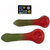 Farman Handicrafts 5 Inch Rasta Smoking Glass Pipe Pack of 1
