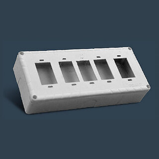                       5 WAY GANGBOX NON MODULAR  PACK OF 6                                              