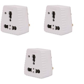                       Cona Smyle Toto 6A to 16A Conversion Plug (White) -Pack of 5                                              