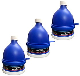 True indian Portable Protein or Supplement Powder Carrying Funnel and Whey Container-Pack Of 3