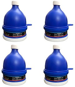 True indian Portable Protein or Supplement Powder Carrying Funnel and Whey Container -Pack Of 4