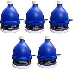 True indian Portable Protein or Supplement Powder Carrying Funnel and Whey Container -Pack Of 5