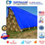 TUFFPAULIN 60FT X 60FT 150GSM Blue Hay Cover Heavy Duty Tarpaulin Tirpal Tadpatri, UV and Water Resistant