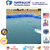 TUFFPAULIN 40FTX30FT 200GSM Blue Pond liner Super Heavy Duty Tarpaulin Tirpal Tadpatri Tharpai UV and Water Resistant