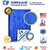TUFFPAULIN 40FTX30FT 200GSM Blue Pond liner Super Heavy Duty Tarpaulin Tirpal Tadpatri Tharpai UV and Water Resistant