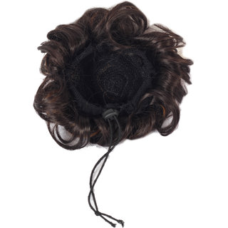 Kis Beautiful Md2 Hair Messy Bun With Omber Gold Color 100 Human Hair  Blend Tangle Free Hair