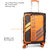 Polo Class 2Pc Set Semi Soft Luggage Trolley Bag (20  28 Inch) - Coffee