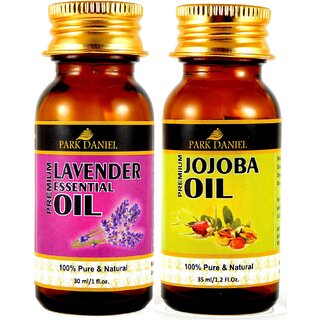                       Park Daniel Lavender Essential oil & Jojoba oil 2 Bottles(65 ml)                                              