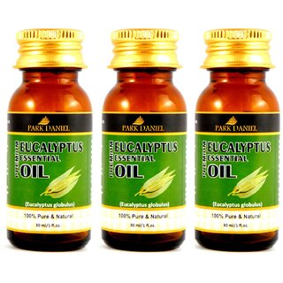                       Park Daniel Eucalyptus essential oil - 3 bottles 30 ml(90 ml)                                              