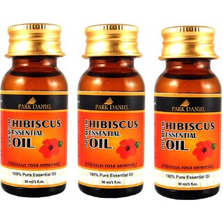                       Park Daniel Hibiscus oil Combo pack of 3 bottles of 30 ml(90ml)                                              