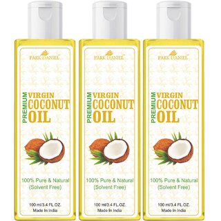 Park Daniel Coconut Oil& - 2(200 ml & 100 ml) bottles (300 ml) Park Daniel Coconut Oil& - 2(200 ml & 100 ml) bottles (300 ml)