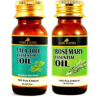                       Park Daniel Tea tree & Rosemary essential oil-2 bottles(60 ml)                                              