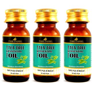                       Park Daniel Tea tree essential oil- 3 bottles of 30 ml(105 ml)                                              