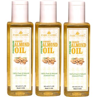 Park Daniel Sweet Almond Oil Combo 3 No.100 ml Bottles(300 ml) Park Daniel Sweet Almond Oil Combo 3 No.100 ml Bottles(300 ml)