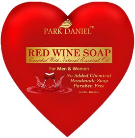 Park Daniel Red Wine Bathing Soap Bar-(100 gms)