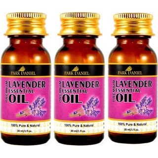                       Park Daniel Lavender Essential oil- 3 No.30 ml Bottles(90 ml)                                              