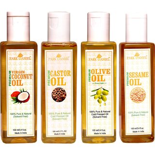 Park Daniel Coconut, Olive Oil & Sesame & Castor oil(400ml) Park Daniel Coconut, Olive Oil & Sesame & Castor oil(400ml)