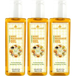 Park Daniel Body Massage oil - 3 bottles of 100 ml (300 ml) Park Daniel Body Massage oil - 3 bottles of 100 ml (300 ml)