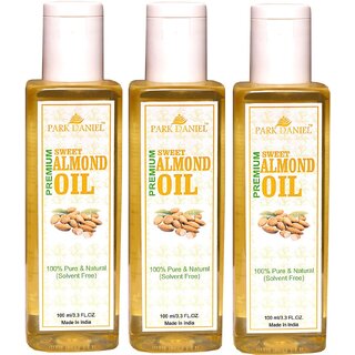 Park Daniel Sweet Almond Oil- 3 No.100 ml Bottles(300 ml) Park Daniel Sweet Almond Oil- 3 No.100 ml Bottles(300 ml)