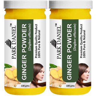 Park Daniel Premium Ginger Powder-100% Pure & Natural - Pack of 2, 200gm (2*100gml) Park Daniel Premium Ginger Powder-100% Pure & Natural - Pack of 2, 200gm (2*100gml)