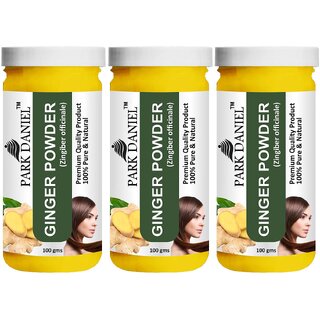                       Park Daniel Premium Ginger Powder-100% Pure & Natural - Pack of 3, 300gm (3*100gml)                                              