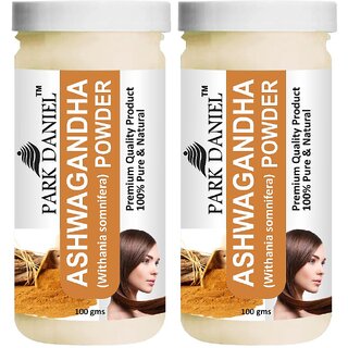                       Park Daniel Premium Ashwagandha Powder - For Skin Care  - Pack of 2, 200gm (2*100gml)                                              